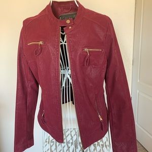 Faux leather like jacket